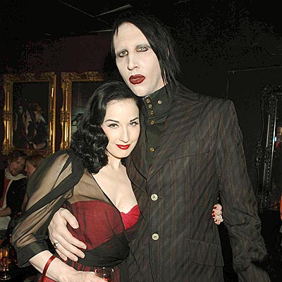 marilyn manson wallpapers. Dita Von Teese - Marilyn