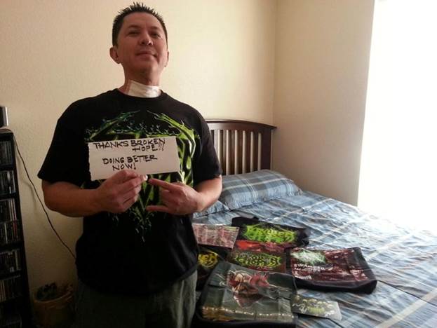 Broken Hope fan box cutter attack