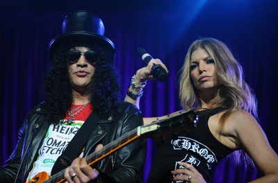 Fergie and Slash