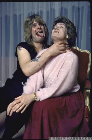 Ozzy Osbourne Choking Sharon