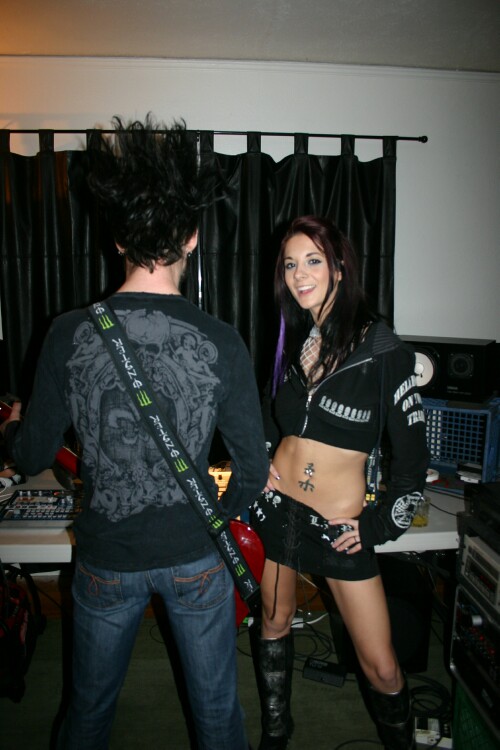 Wayne Static and Tera Wray